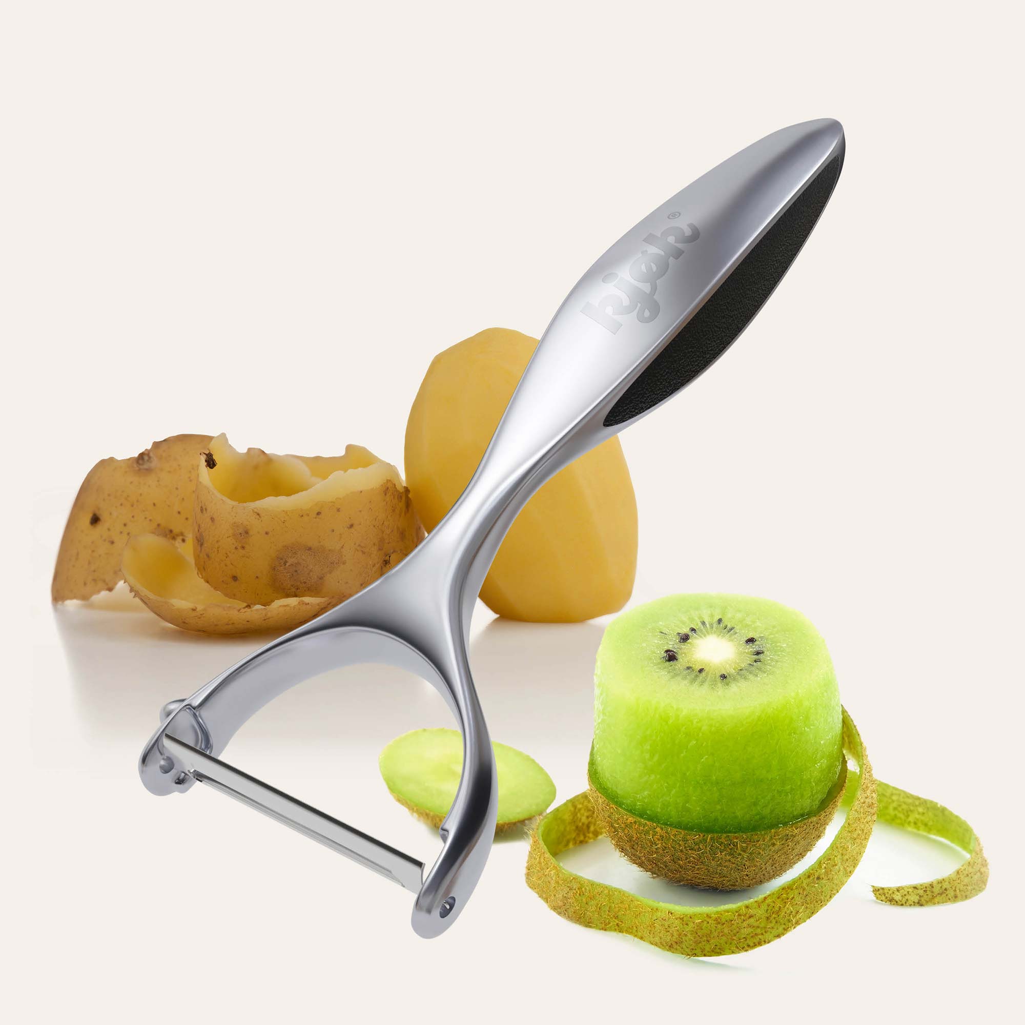kjok Sparschäler breit schält effizient Kartoffeln, Kiwis, Gemüse