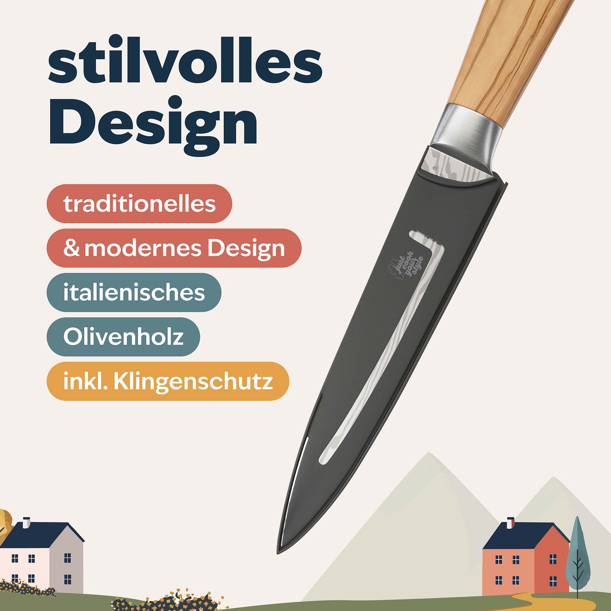 Allzweckmesser mit Klingenschutz