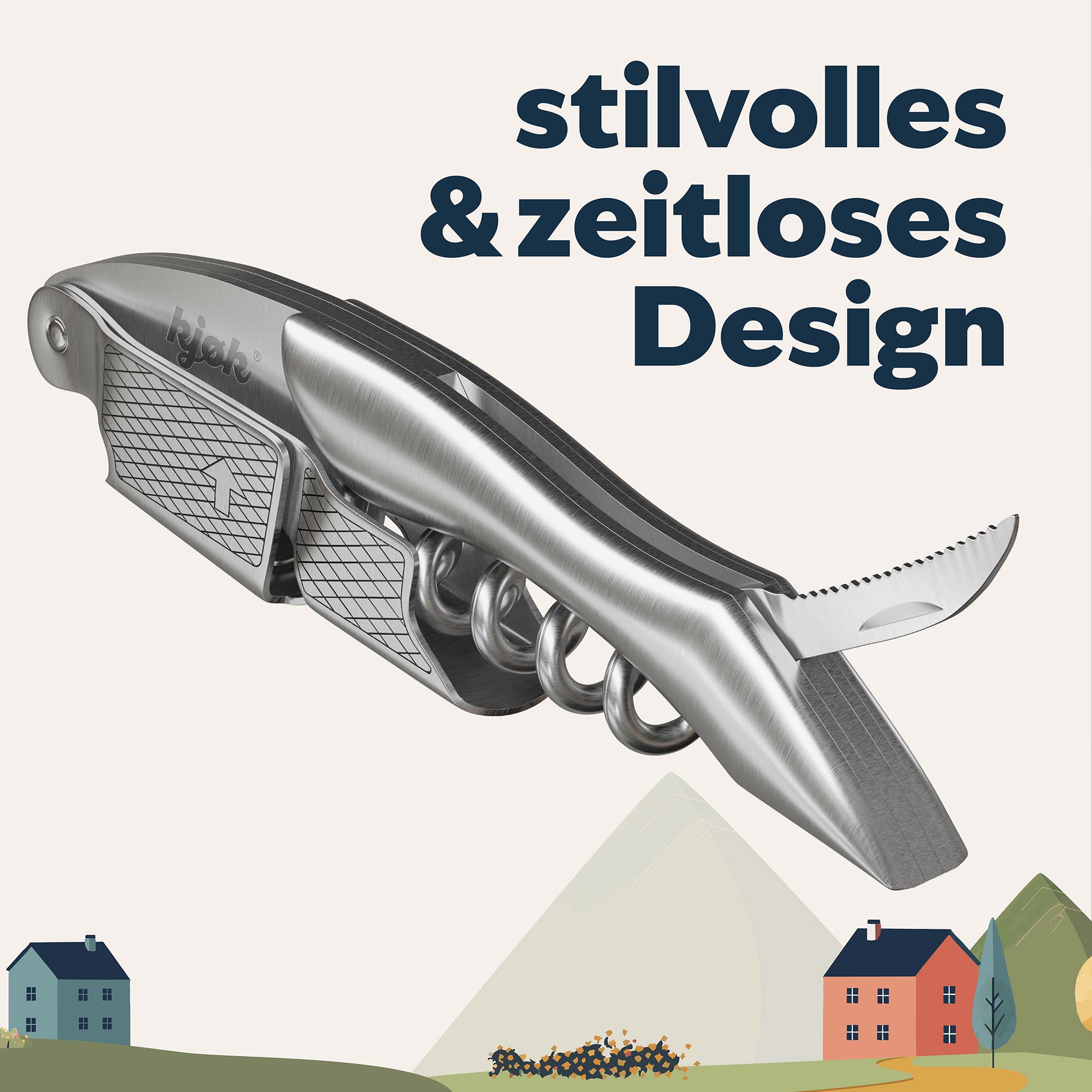 Folienschneider am Kellnermesser