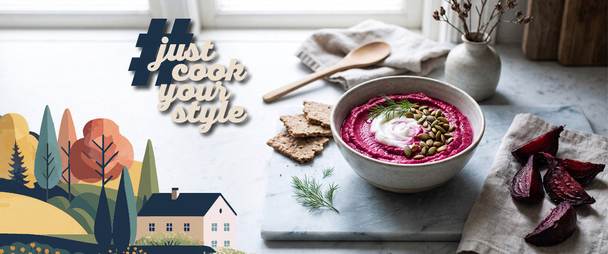 Rote-Bete-Dip mit Skyr und Meerrettich