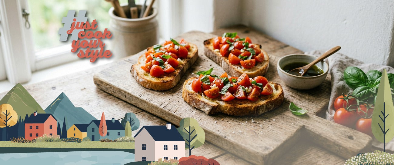 Tomaten-Bruschetta: die Vorspeise für laue Abende