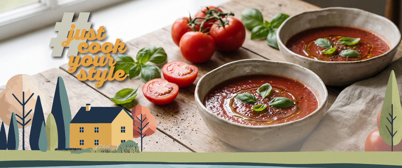 Kalte Tomatensuppe, nordisch: das Sommerrezept ohne Herd