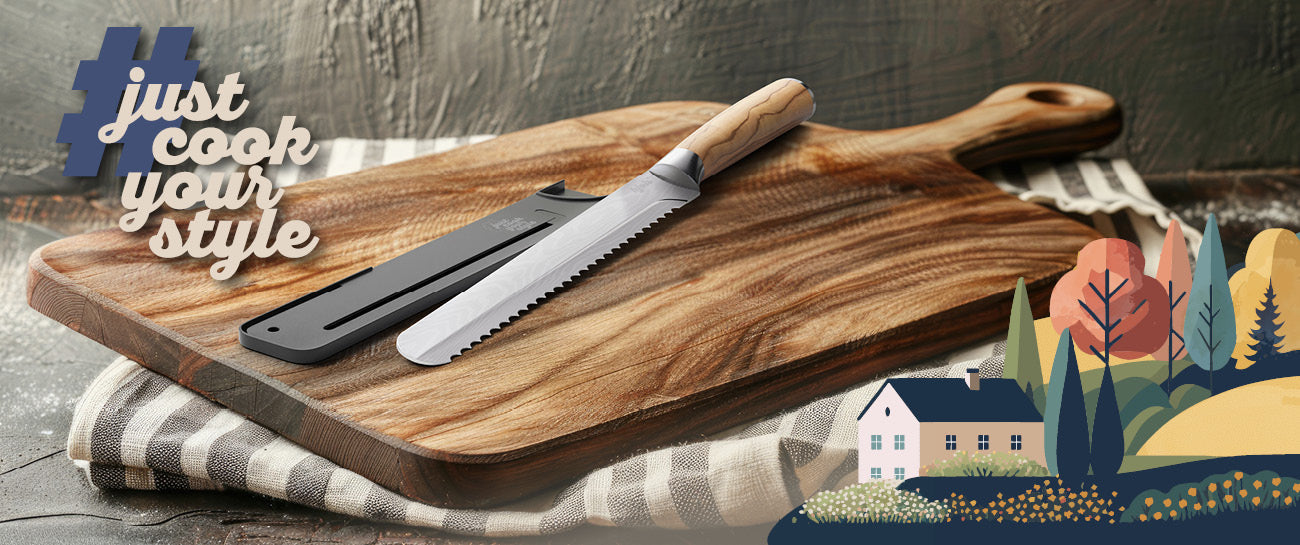 Brotmesser mit Wellenschliff: richtig schneiden & pflegen